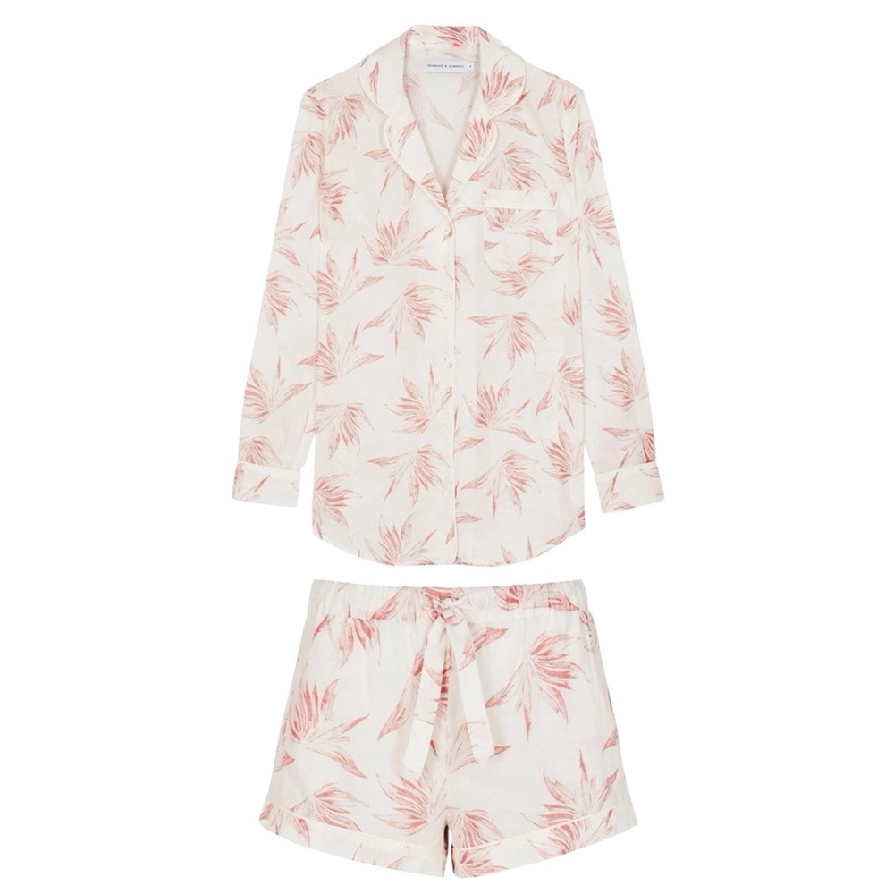 Desmond & Dempsey‎ Deia organic cotton pajama set S